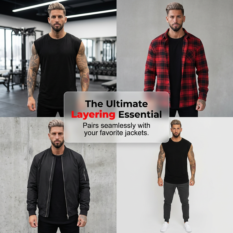 🔥50% OFF! 🔥Men’s Sleeveless Workout Tank Top💪