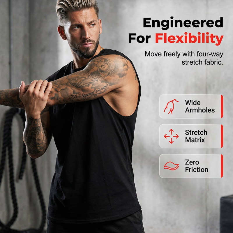 🔥50% OFF! 🔥Men’s Sleeveless Workout Tank Top💪