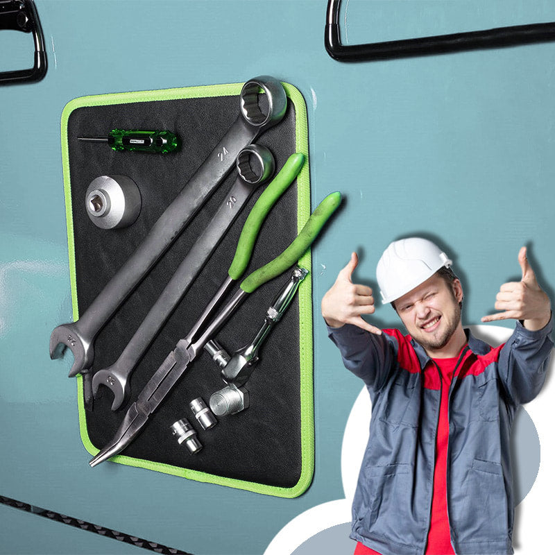 🧲 LIMITED-TIME 50% OFF! ✨ Powerful Magnetic Tool Mat – Strong Hold, Durable, Portable 🛠️