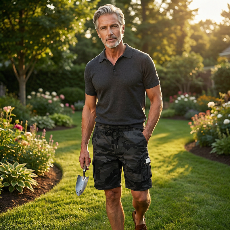 🩳 LIMITED-TIME 50% OFF! ✨ Men's Tactical Cargo Shorts – Camo, Multi-Pocket, Relaxed Fit 🎯