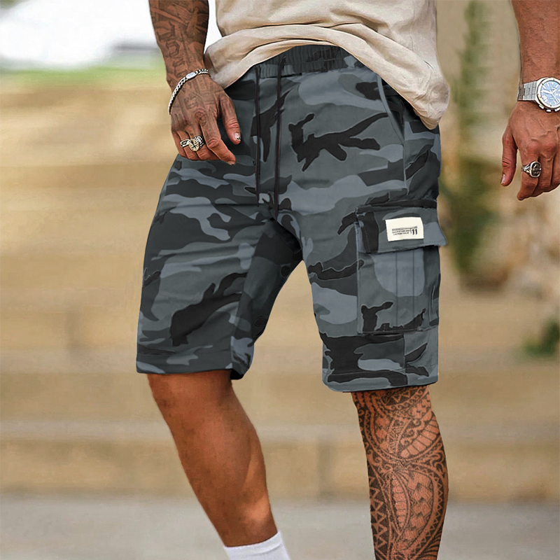 🩳 LIMITED-TIME 50% OFF! ✨ Men's Tactical Cargo Shorts – Camo, Multi-Pocket, Relaxed Fit 🎯
