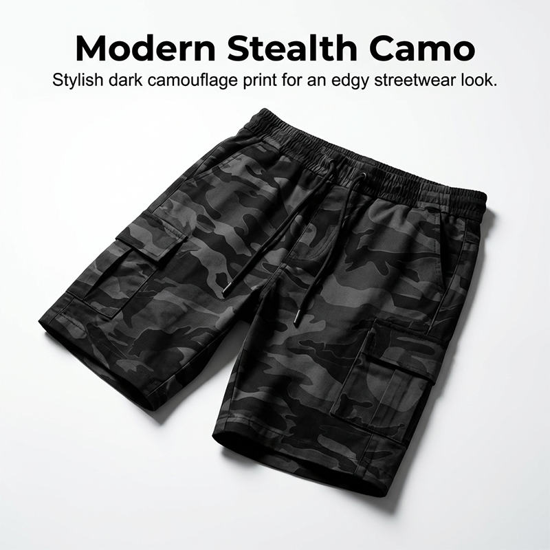 🩳 LIMITED-TIME 50% OFF! ✨ Men's Tactical Cargo Shorts – Camo, Multi-Pocket, Relaxed Fit 🎯