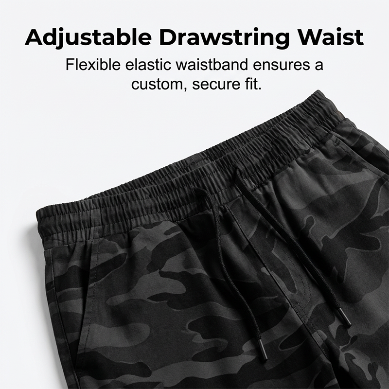 🩳 LIMITED-TIME 50% OFF! ✨ Men's Tactical Cargo Shorts – Camo, Multi-Pocket, Relaxed Fit 🎯