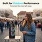 🎤💞50K+ SOLD!🔊 50% OFF! Portable Bluetooth Speaker with Mic – 16W loud sound, RGB lights & wired microphone. Perfect for karaoke, square dancing & outdoor stalls. Grab & go with shoulder strap. 🕺✨