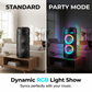 🎤💞50K+ SOLD!🔊 50% OFF! Portable Bluetooth Speaker with Mic – 16W loud sound, RGB lights & wired microphone. Perfect for karaoke, square dancing & outdoor stalls. Grab & go with shoulder strap. 🕺✨