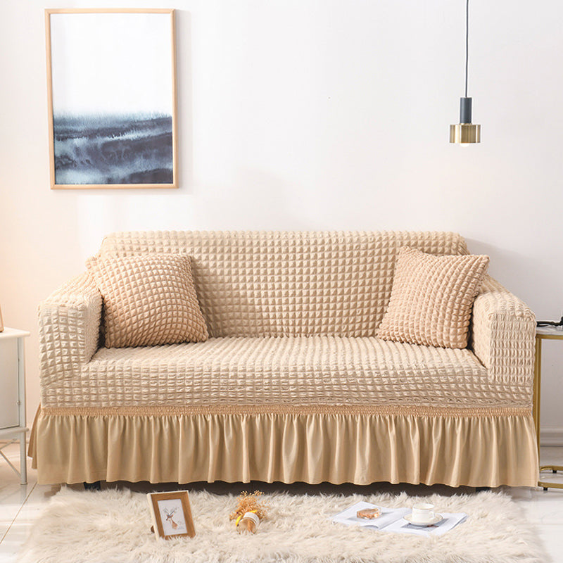 🔥UP TO 50% OFF!💥Bubble Texture Elastic Ruffled Sofa Cover