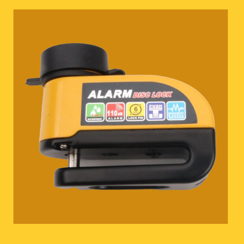 📢📢49% OFF !! ⏰Heavy-Duty Waterproof Disc Brake Lock with Alarm System
