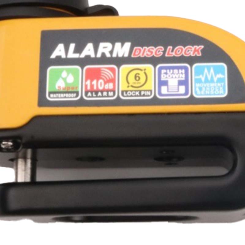 📢📢49% OFF !! ⏰Heavy-Duty Waterproof Disc Brake Lock with Alarm System