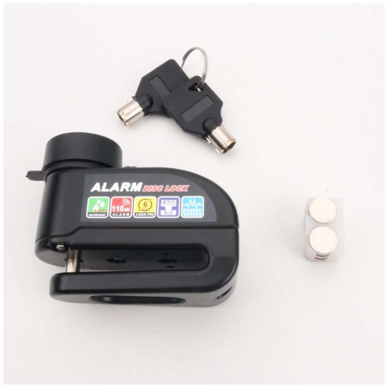 📢📢49% OFF !! ⏰Heavy-Duty Waterproof Disc Brake Lock with Alarm System