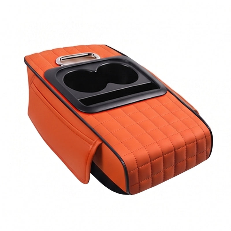 🚗🔥 Sold 10000+ ✅ Multifunctional Car Console Storage Box & Armrest 📦