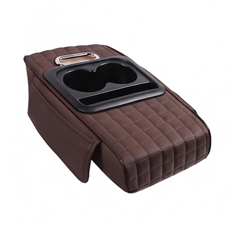 🚗🔥 Sold 10000+ ✅ Multifunctional Car Console Storage Box & Armrest 📦