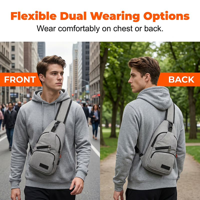 🎒 LIMITED-TIME 50% OFF! ⛰️ Outdoor Sport Sling Pack – Multifunctional, Durable & USB Port – Urban Commuter Essential 🚴‍♂️