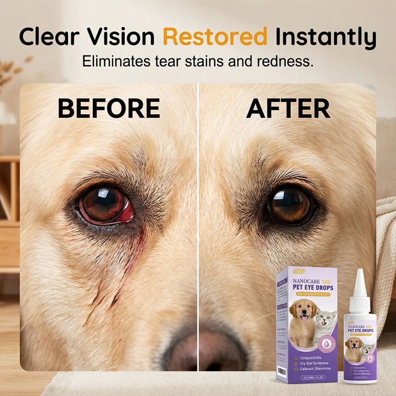 Gentle Pet Eye Drops for Dogs & Cats