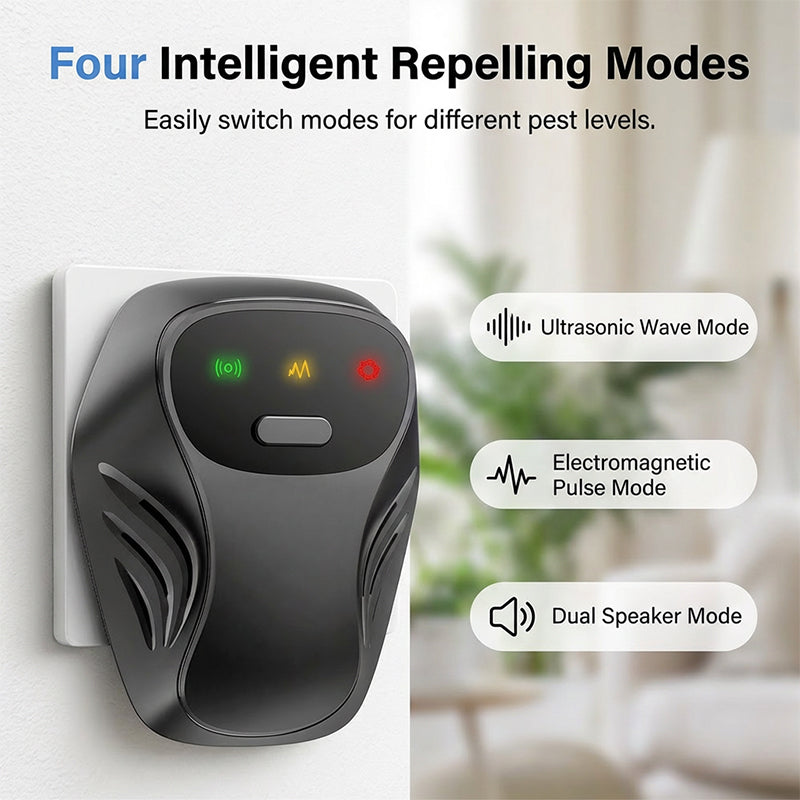 ⚡Hot Sales 🔥Ultrasonic Pest Repeller with 4 Modes
