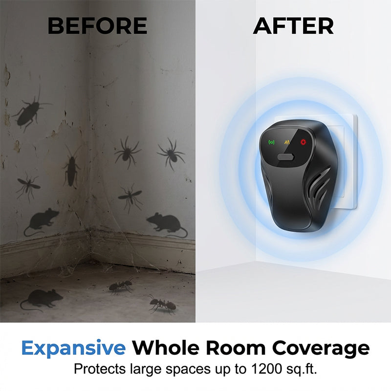 ⚡Hot Sales 🔥Ultrasonic Pest Repeller with 4 Modes