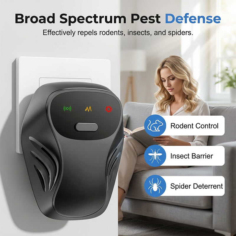 ⚡Hot Sales 🔥Ultrasonic Pest Repeller with 4 Modes