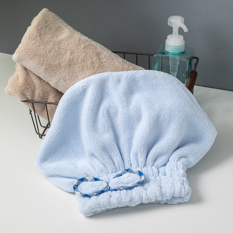 Haarturban aus Korallenfleece