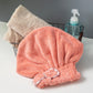 Haarturban aus Korallenfleece