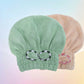 Haarturban aus Korallenfleece