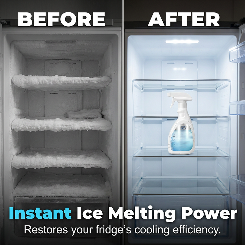 💥Large Quantity Get 50% Discount🎁 Refrigerator De-icing Cleaning Spray