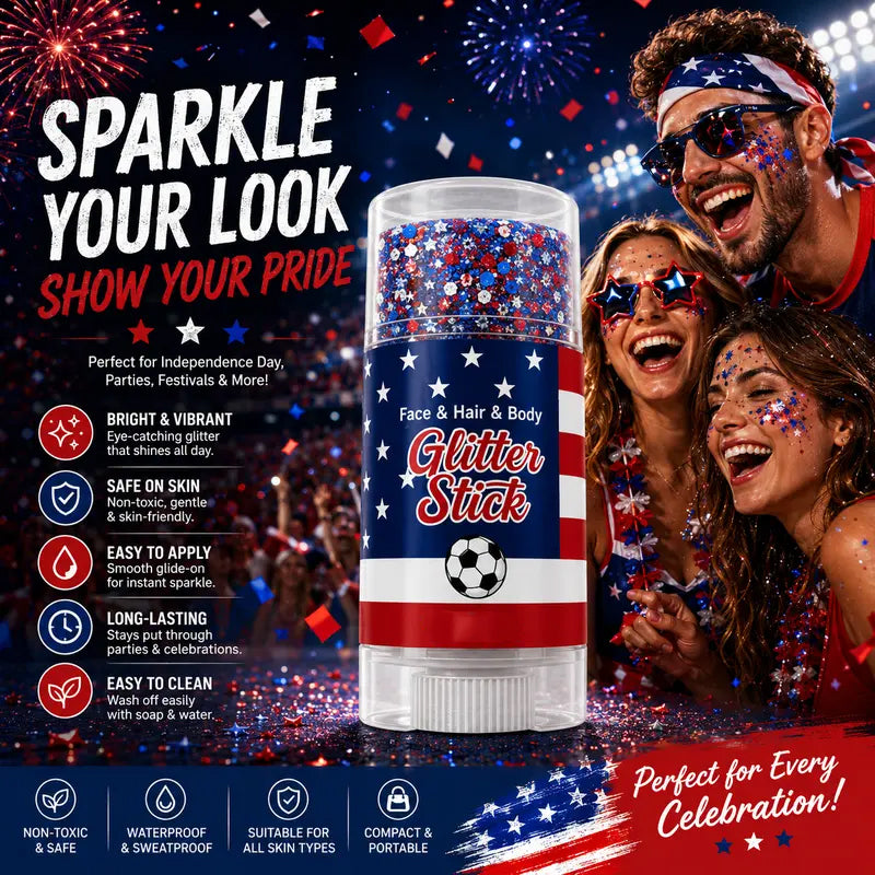 ✨🪄 Multi-Use Festival Glitter Stick – Body & Hair Sparkle, Instant Shine for Raves, Pride, or Parties. Washable & Skin-Safe! 🎉💖🌈