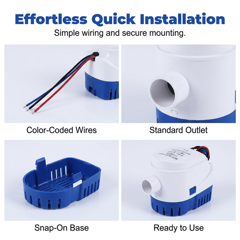 Automatic Submersible Bilge Pump