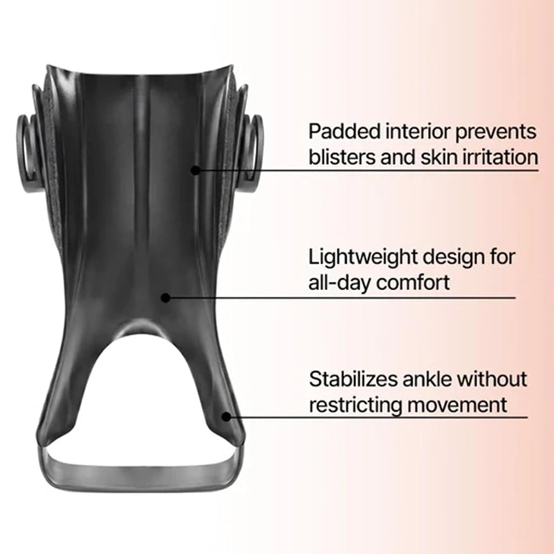 Adjustable Foot Drop Brace with Inflatable Liner