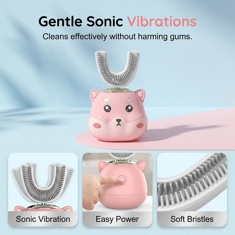 Grab 50% Off On All Styles💥Kids' U-Shaped Automatic Electric Toothbrush