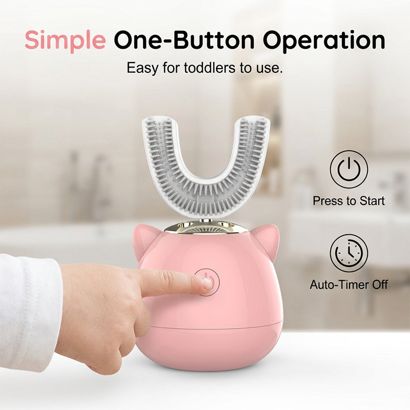 Grab 50% Off On All Styles💥Kids' U-Shaped Automatic Electric Toothbrush