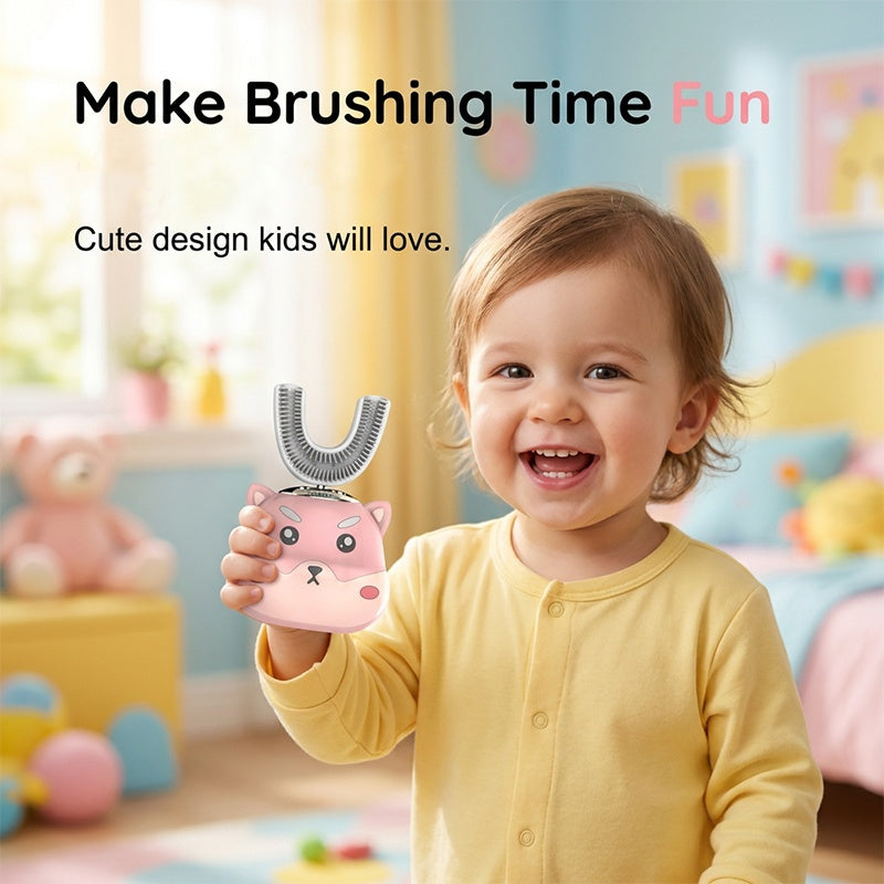 Grab 50% Off On All Styles💥Kids' U-Shaped Automatic Electric Toothbrush