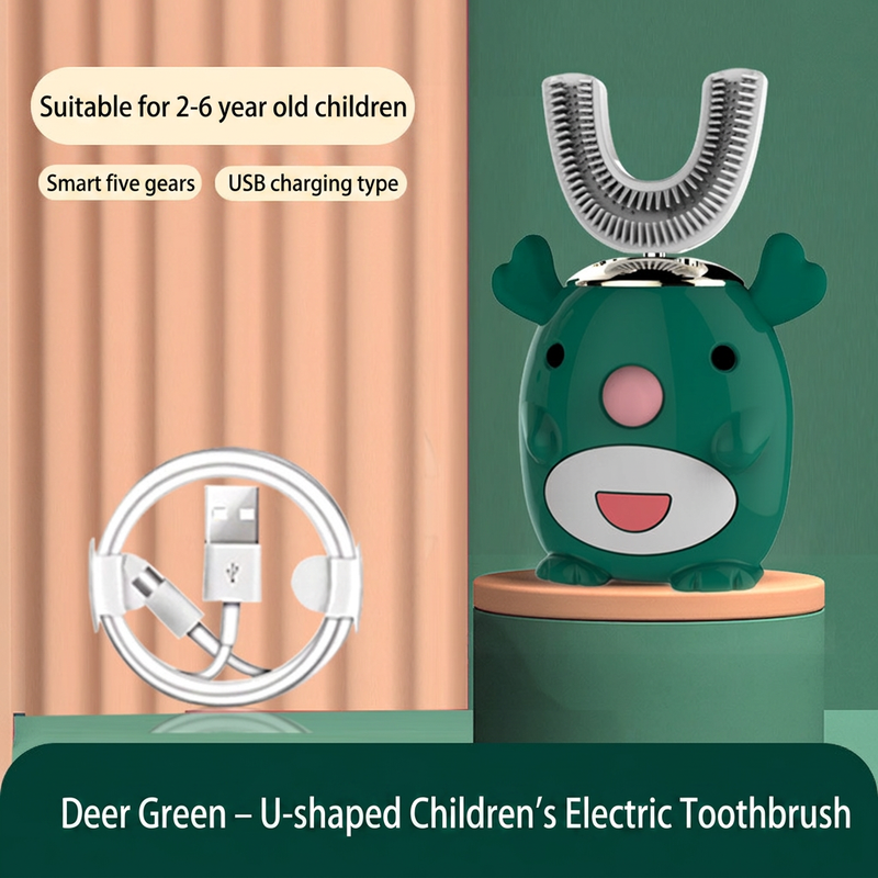 Grab 50% Off On All Styles💥Kids' U-Shaped Automatic Electric Toothbrush