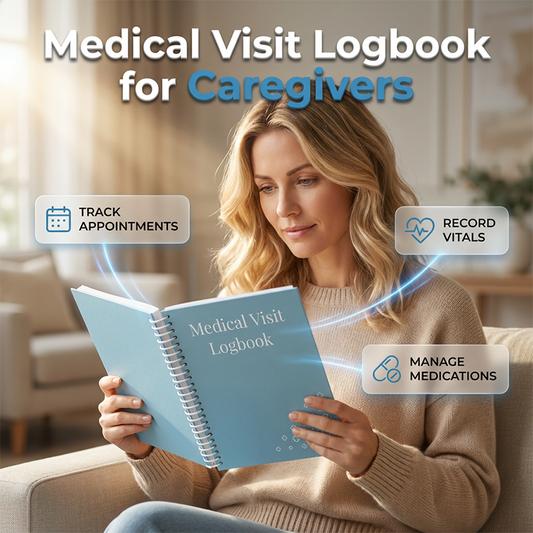Medical Visit Logbook: Track Appointments & Medications💥BUY 3 GET 2 FREE (50% OFF Bulk Deal)🎁