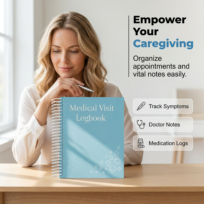 Medical Visit Logbook: Track Appointments & Medications💥BUY 3 GET 2 FREE (50% OFF Bulk Deal)🎁