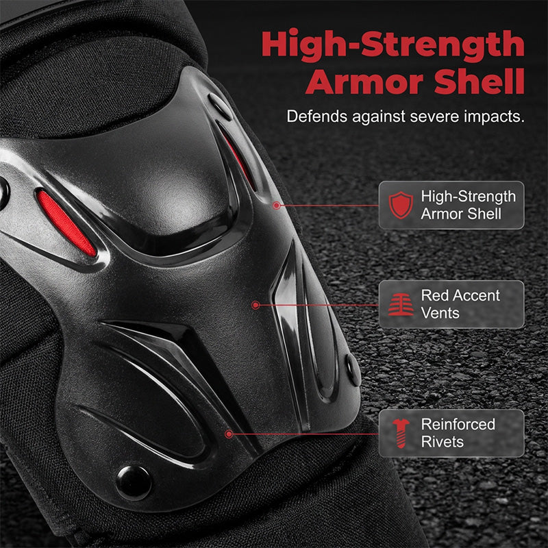 📢📢50% OFF !! ⏰Motorcycle Knee and Elbow Protector Set