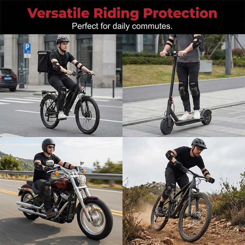 📢📢50% OFF !! ⏰Motorcycle Knee and Elbow Protector Set