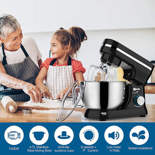 🥄 50% OFF NOW! ⚡ Heavy-Duty Electric Kitchen Mixer – 5 speeds, stainless steel beaters & non-slip base – perfect for dough, batter or cream – powerful & quiet 🍰