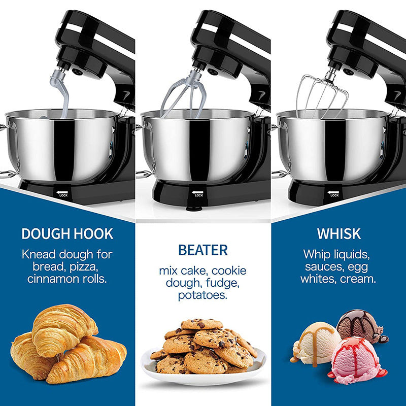🥄 50% OFF NOW! ⚡ Heavy-Duty Electric Kitchen Mixer – 5 speeds, stainless steel beaters & non-slip base – perfect for dough, batter or cream – powerful & quiet 🍰