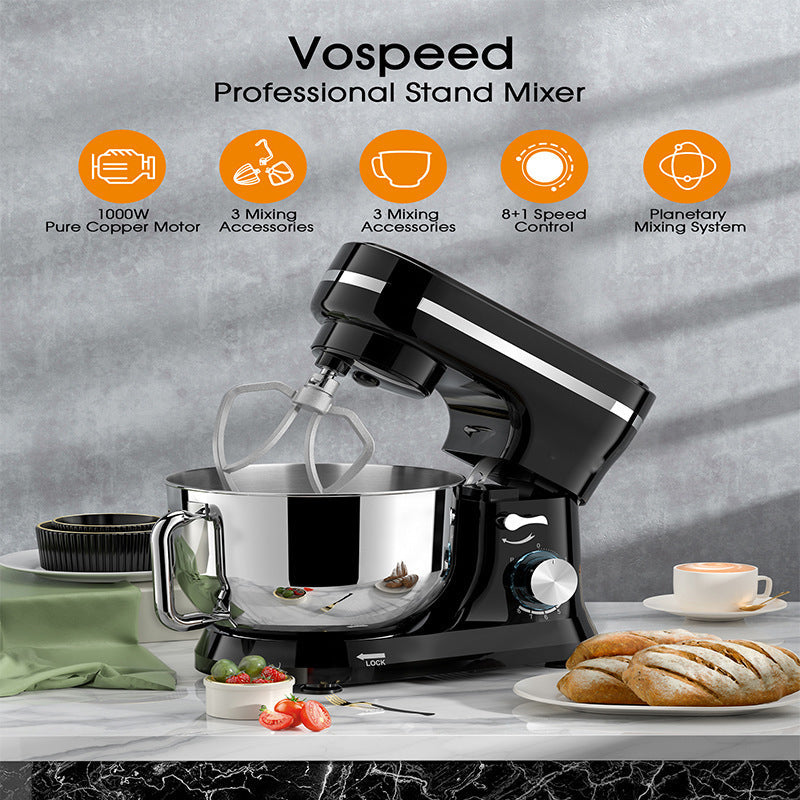 🥄 50% OFF NOW! ⚡ Heavy-Duty Electric Kitchen Mixer – 5 speeds, stainless steel beaters & non-slip base – perfect for dough, batter or cream – powerful & quiet 🍰