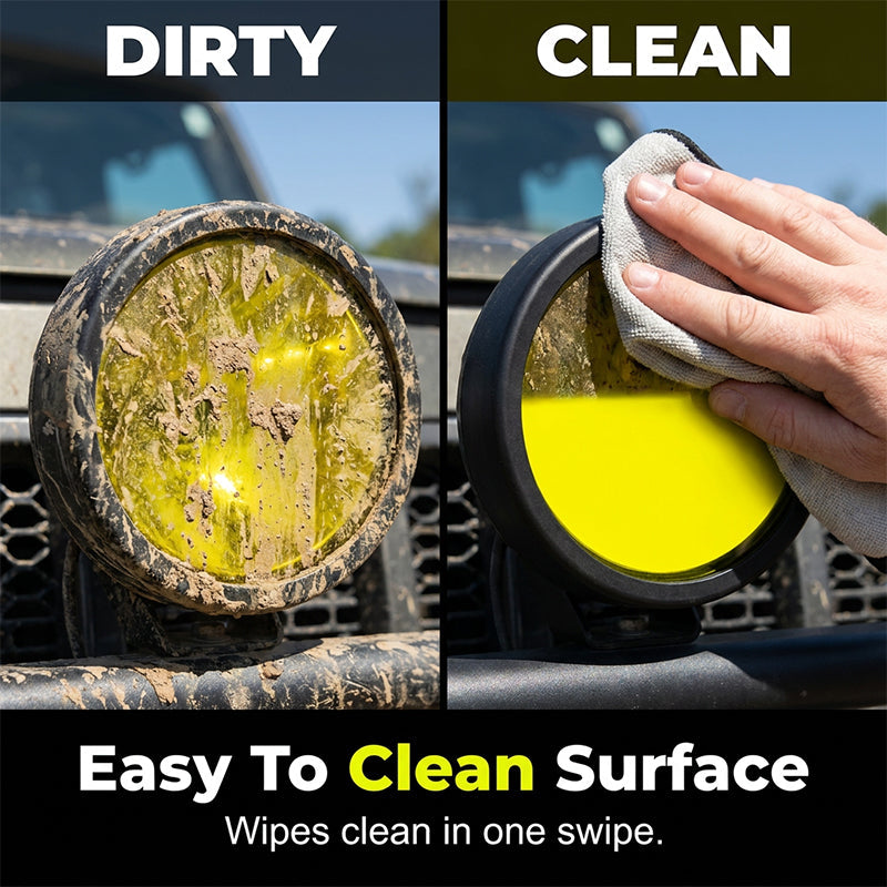 Yellow Fog Light Cover for Motorcycle Spotlights