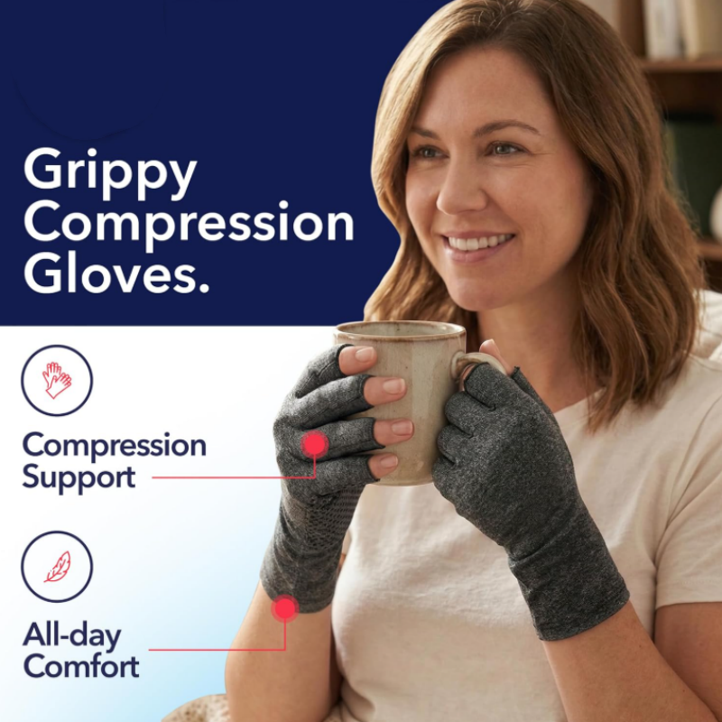 💞50K+ SOLD!🌊💙 50% OFF – UK Award 2025! Quantum Gloves for joint relief, sleep, balance & hormone support. Works like a miracle🌟