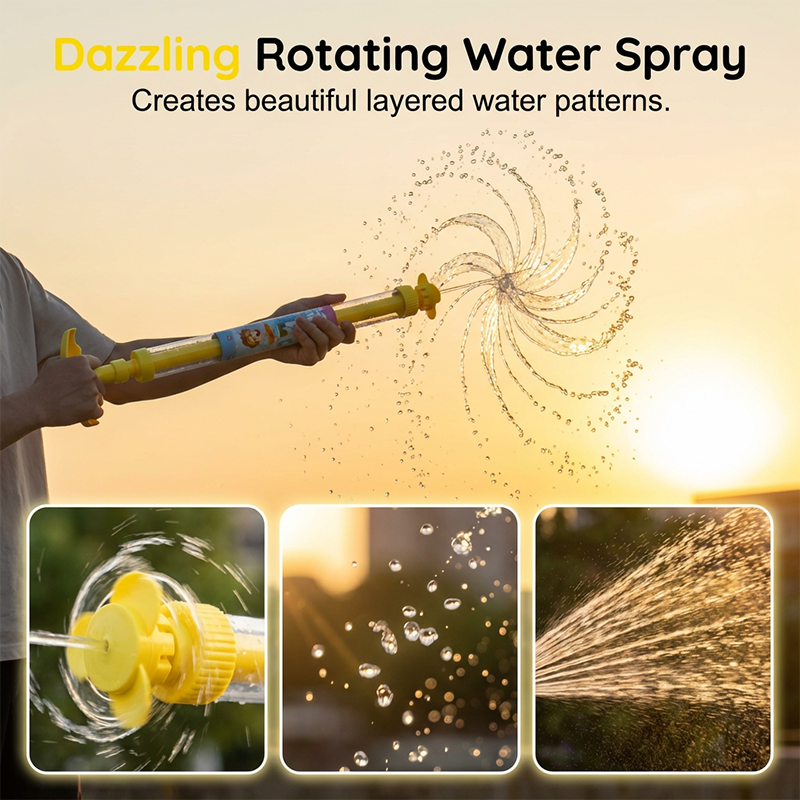 Outdoor Pull-Out Water Blaster for Pool & Beach