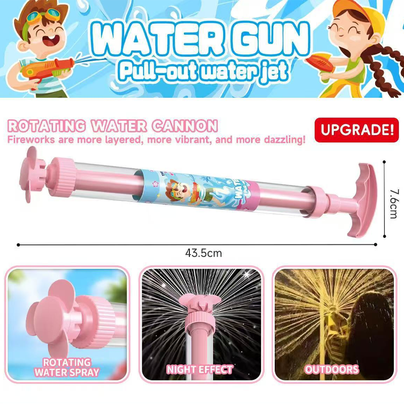 Outdoor Pull-Out Water Blaster for Pool & Beach