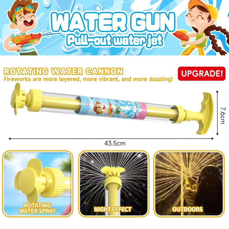 Outdoor Pull-Out Water Blaster for Pool & Beach