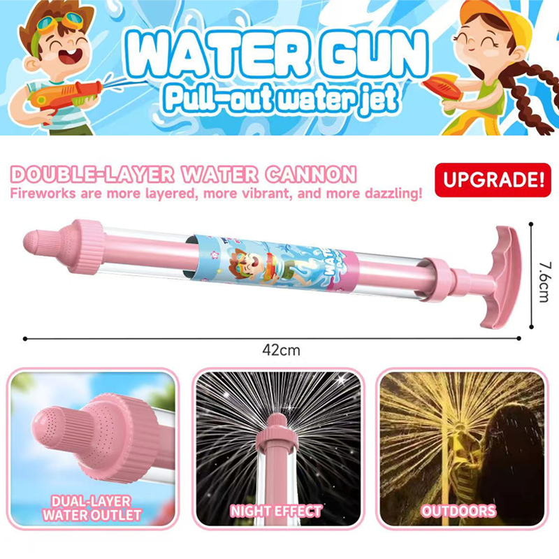 Outdoor Pull-Out Water Blaster for Pool & Beach