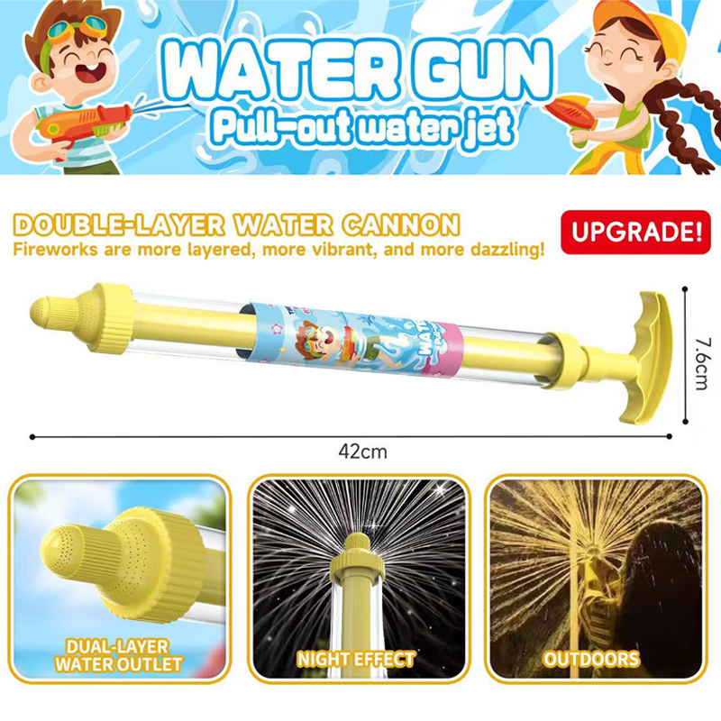 Outdoor Pull-Out Water Blaster for Pool & Beach