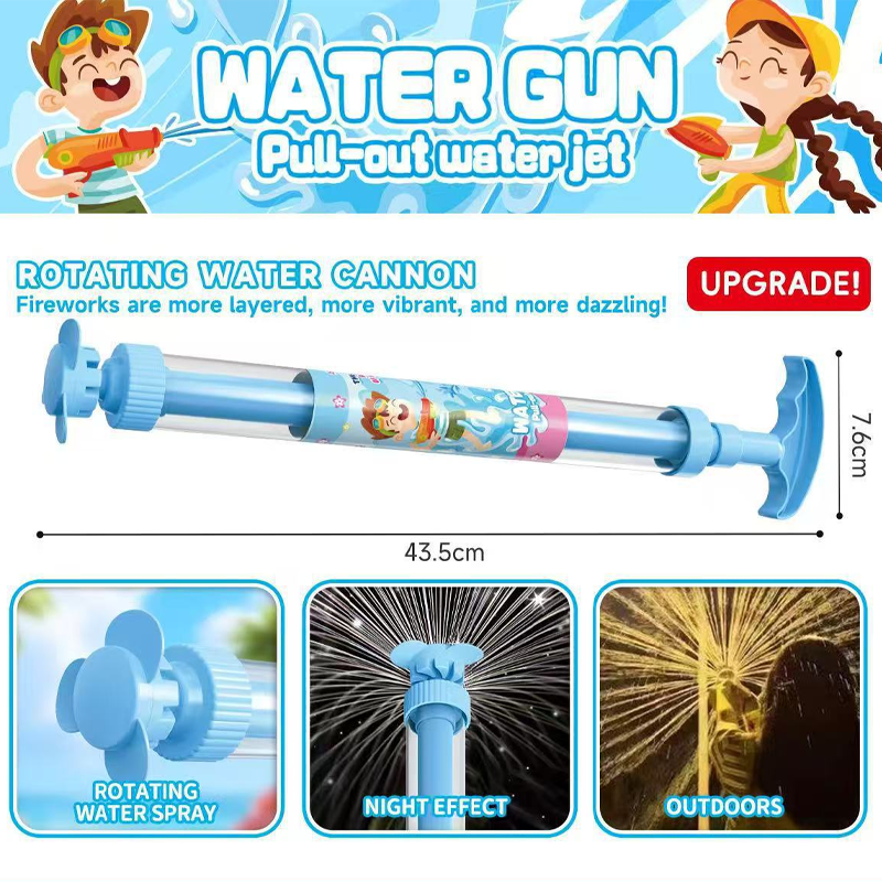 Outdoor Pull-Out Water Blaster for Pool & Beach
