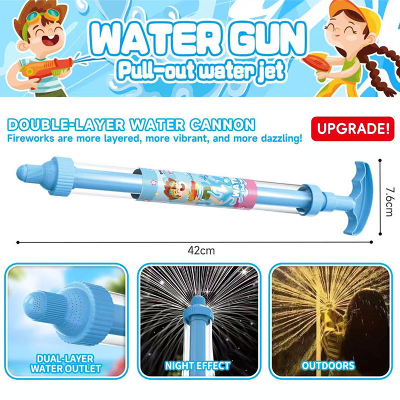 Outdoor Pull-Out Water Blaster for Pool & Beach