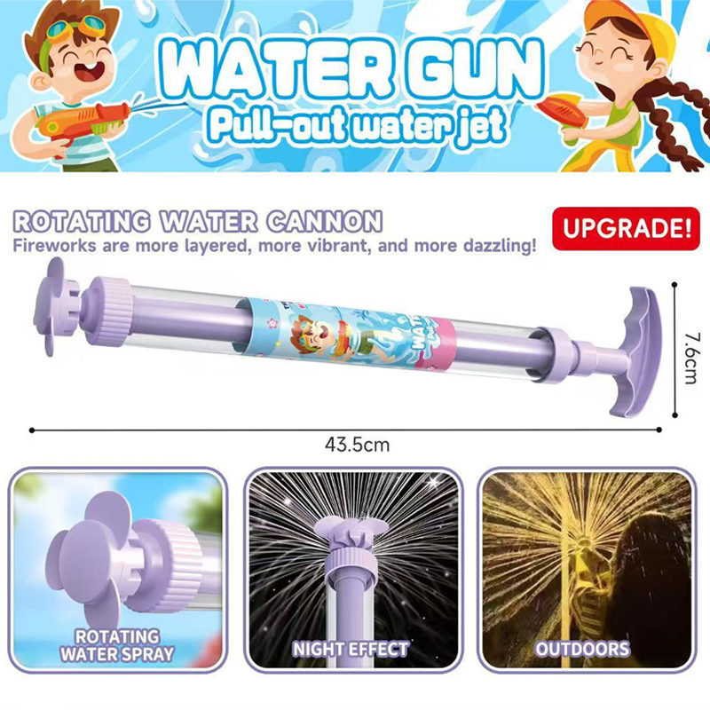 Outdoor Pull-Out Water Blaster for Pool & Beach