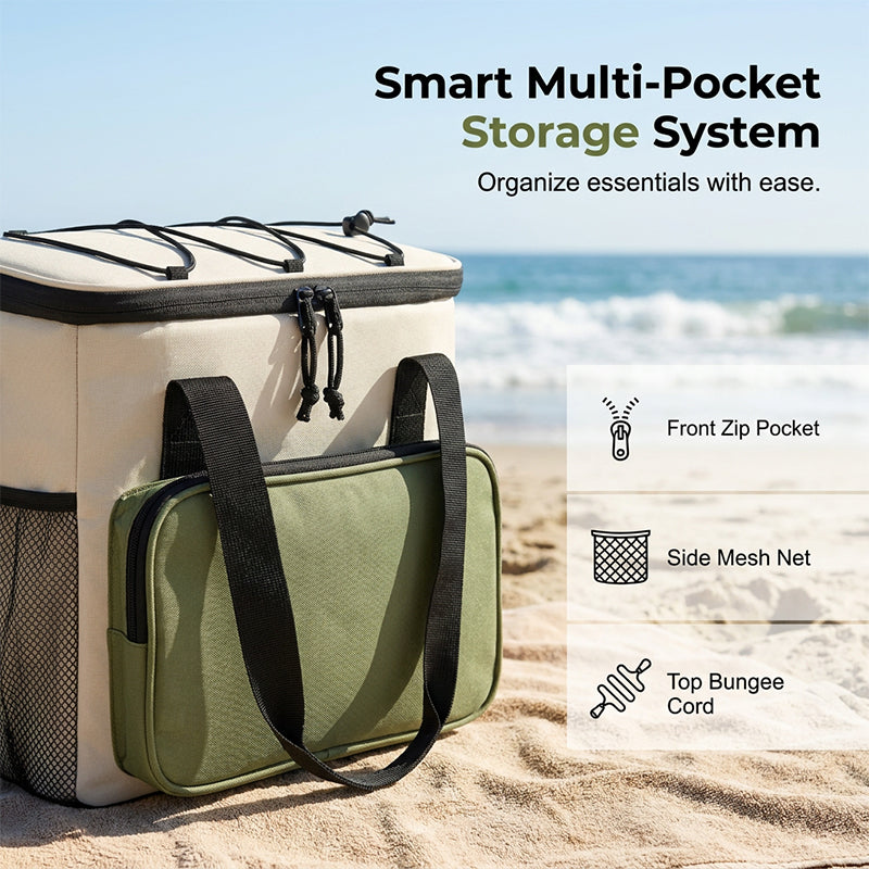 🔥2026 Hot Sale 50% OFF🔥Large Capacity Insulated Cooler Bag for Picnics & Outdoors
