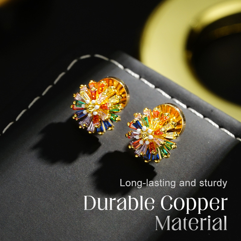 🔥🔥 UP TO 50% OFF!🎉 Colorful Firework Stud Earrings for Women